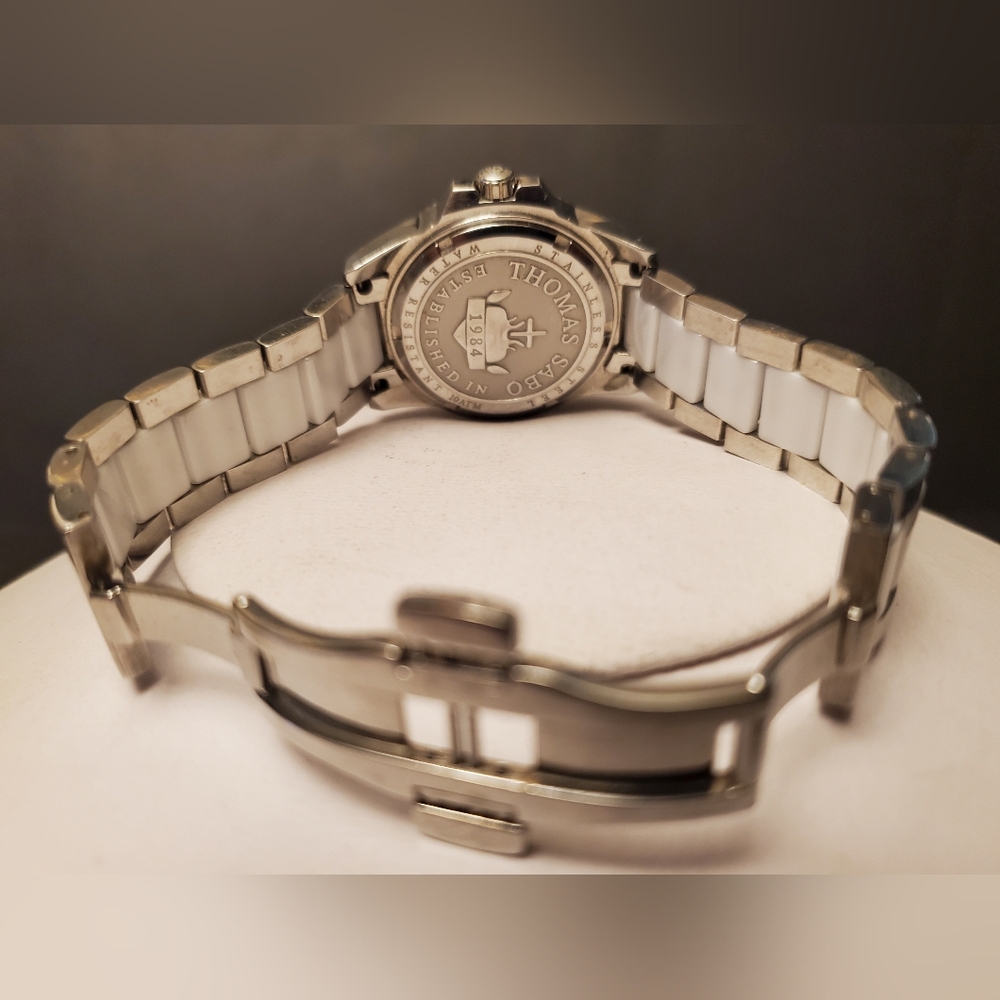 Thomas Sabo Ladies Glam Chic Ceramic Wristwatch - Picture 9 of 11